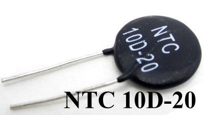 Термістор терморезистор NTC 10D-20 10Om 6A 2 виводи (15330)