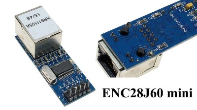 Mini ENC28J60 Ethernet LAN Network Module for Arduino SPI AVR PIC LPC STM32 (15345)