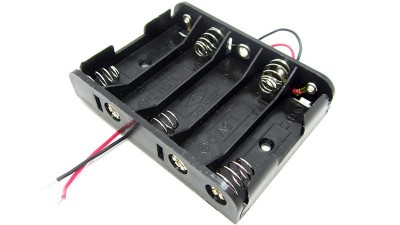 Холдер бокс для акумуляторів батарей 5*AA 5*14500 (15444)