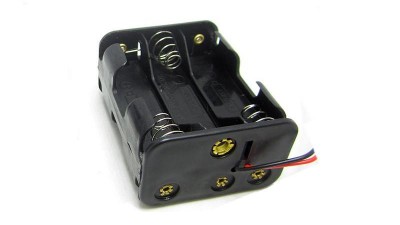 Холдер бокс для акумуляторів батарейок 6*AA 6*14500 (15445)