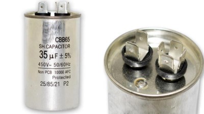 Конденсатор пусковий CBB65 35uF 450V (15457)