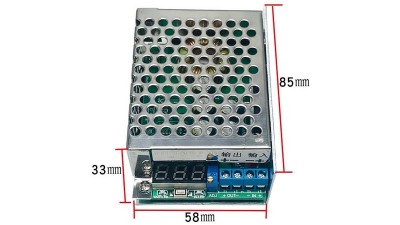 Понижуючий перетворювач DC 3.5-30V to 0.8-29V 10A 300W (15487)