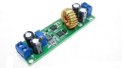 Регульований понижуючий модуль DC 6.5-60V to 1.25-30V 10А (15491)