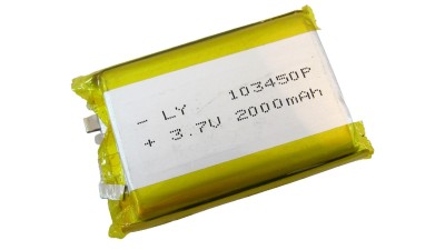 Акумулятор Li-Ion 3.7V 103450 2000mAh GPS 10*34*50mm (15542)
