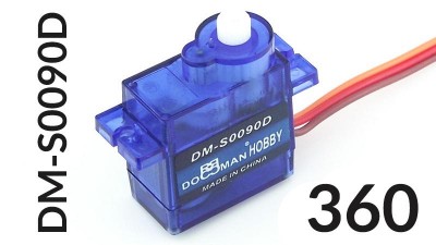 Сервопривод серво сервомашинка DM-S0090D 360 градусів (15544)