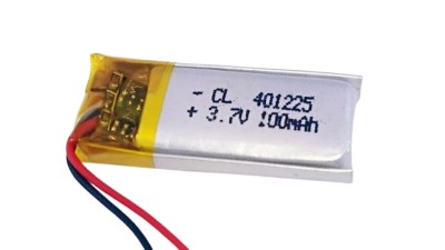 Акумулятор LiPo 401225 з платою захисту 3.7V 100mAh (15554)