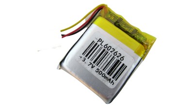 Акумулятор LiPo 602632 32*26*6мм 3pin з платою захисту 3.7V (15566)