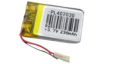 Акумулятор LiPo 402030 з платою захисту 3.7V (15567)
