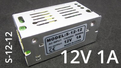 Імпульсний блок живлення трансформатор 12V 1A S-12-12 (15587)