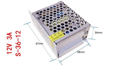 Імпульсний блок живлення трансформатор 12V 3A S-36-12 (15588)