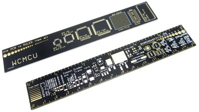 Лінійка для електронщика у вигляді печатної плати 15см PCB Ruler (15590)