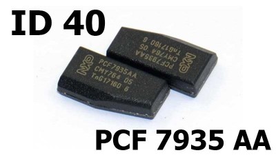 Транспондер іммобілайзера ID40 Opel T12 чіп ключів (15639)