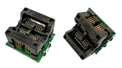 Перехідник стискуюче гніздо мікросхем 5.4мм SOP8 DIP8 ICS крок 1.27 209mil (15671)