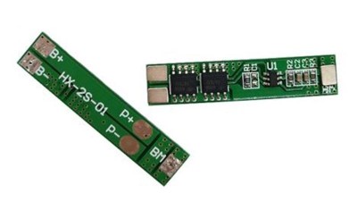 Плата захисту BMS контролер для літій фосфат LiFePo 2S 6.4V 5A (15677)