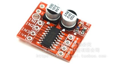 Модуль 2-канальний PWM ШИМ двигуна постійного струму L298N mini (15678)