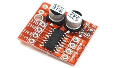 Модуль 2-канальний PWM ШИМ двигуна постійного струму L298N mini (15678)