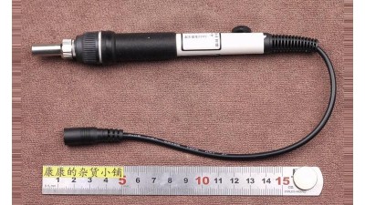 Електричний паяльник з регульованою температурою T12 DC 12-24V 72W (15687)