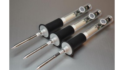 Електричний паяльник з контролем температури T12 DC 12-24V 72W (15688)