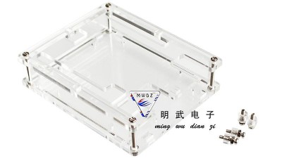 Акриловий корпус для Arduino Uno R3 кейс для Ардуіно прозорий (15689)