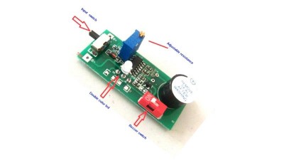 Звуковий сигналізатор розряду літієвих акумуляторів 2S-7S 6.5V-30V (15705)