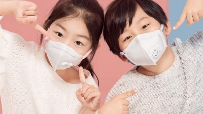 Дитяча маска респіратор від пилу та вірусів EPC S фільтр KN95 (15734)