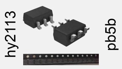 Мікросхема захисту літієвої батареї HY2113-PB5B IC SOT-23-6 (15770)