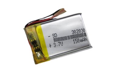 Акумулятор LiPo 302030 30*20*3мм 150mAh з платою захисту для навушників (15808)