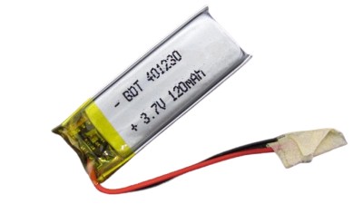 Акумулятор LiPo 401230 30*12*4мм 120mAh з платою захисту для гарнітури (15809)