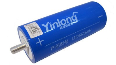 Акумулятор літій титанат Yinlong Lito Lto 66160 40Ah 25000 циклів 10C <0.6mR (15820)