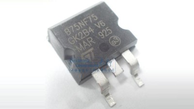 Транзистор польовий Mosfet P75NF75 B75NF75 75NF75 75V 75A TO263 (15869)