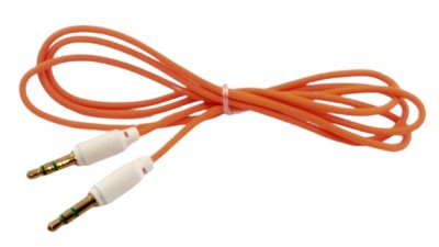 Кабель перехідник аудіо стерео тато-тато AUX 3.5мм Jack 1м (15881)