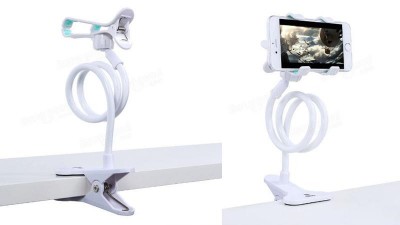 Гнучкий тримач для телефону смартфона білий (15885)