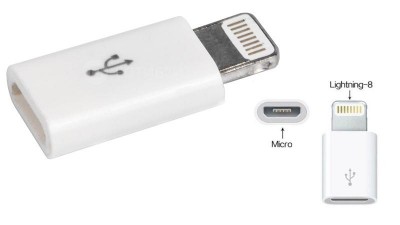 Перехідник micro USB на iPhone Lightning (15890)