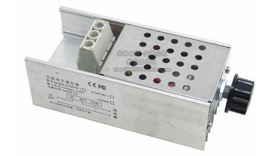 Потужний тиристорний електронний регулятор 220V 10kW 10кВт (15919)