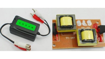 Автомобільний аудіо фільтр SS-002 шумовий фільтр 12V (15922)