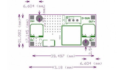 Підвищуючий перетворювач напруги XL6019 DC 3-32V to 5-35V 4A (15937)