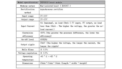 Підвищуючий перетворювач напруги XL6019 DC 3-32V to 5-35V 4A (15937)