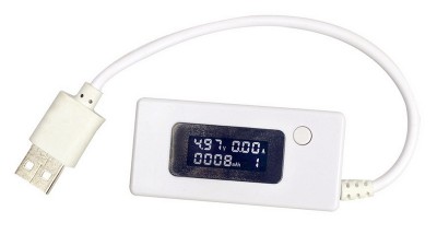 USB тестер ємності usb вольтметр амперметр KCX-017 3-15V 3A (15939)