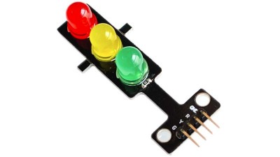 Модуль світлодіодний світлофор червоний жовтий зелений traffic light 5V led color (15954)