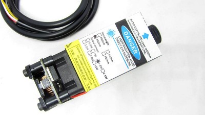 Лазерний модуль з драйвером і вентилятором 3pin PWM 450nm 1.6W (15986)