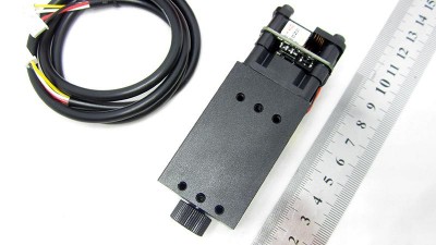 Лазерний модуль з драйвером і вентилятором 3pin PWM 450nm 1.6W (15986)