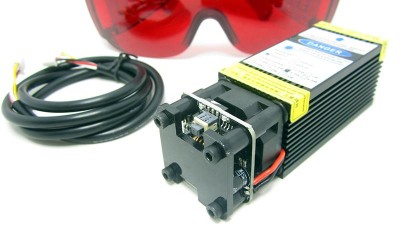 Лазерний модуль з драйвером і вентилятором 3pin PWM 450nm 3.5W (15987)