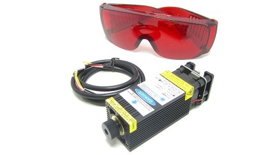 Лазерний модуль з драйвером і вентилятором 3pin PWM 450nm 2.5W (15988)