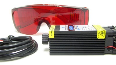 Лазерний модуль з драйвером і вентилятором 3pin PWM 450nm 2.5W (15988)