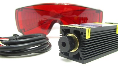 Лазерний модуль з драйвером і вентилятором 3pin PWM 450nm 2.5W (15988)