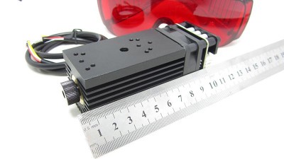 Лазерний модуль з драйвером і вентилятором 3pin PWM 450nm 6W (15989)