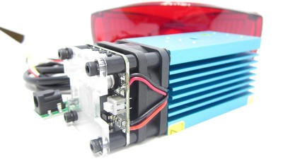 Лазерний модуль з драйвером і вентилятором 3pin PWM 450nm 15W (15990)