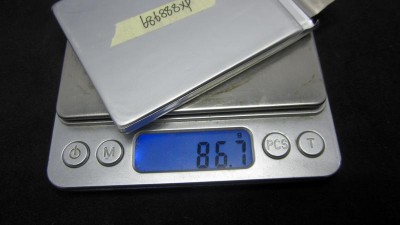 Високострумний акумулятор LiPo 3.7V 45C 688888XP 3300mah 86g (15994)