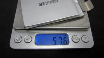 Високострумний акумулятор LiPo 3.7V 45C 606080XP 2500mah 58g (15995)