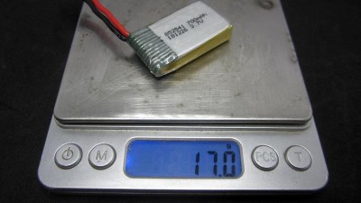Високострумний акумулятор LiPo 3.7V 25C 852 541 700mah sm 17g (15997)